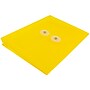 JAM Paper® Plastic Envelopes with Button and String Tie Closure, Index Booklet, 5.5 x 7.5, Yellow, 12/Pack (920B1YE)~#|#~m005744955_sc7