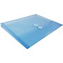 JAM Paper® Plastic Envelopes with Button and String Tie Closure, Letter Booklet, 9.75 x 13, Blue, 12/Pack (218B1BU)~#|#~m005744988_sc7