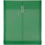 JAM Paper Plastic Document File, Letter, Green, 12/Pack (118B1GR)~#|#~m005745000_sc7