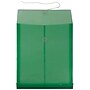 JAM Paper Plastic Document File, Letter, Green, 12/Pack (118B1GR)~#|#~m005745001_sc7