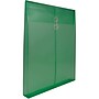 JAM Paper Plastic Document File, Letter, Green, 12/Pack (118B1GR)~#|#~m005745002_sc7