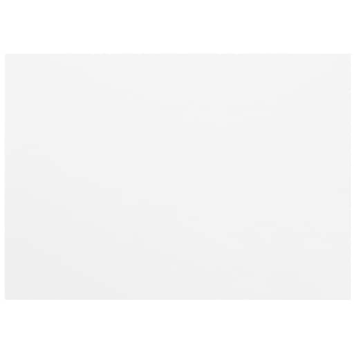 JAM Paper® Blank Flat Note Cards, A6 Size, 4 5/8 x 6 1/4, White, 50