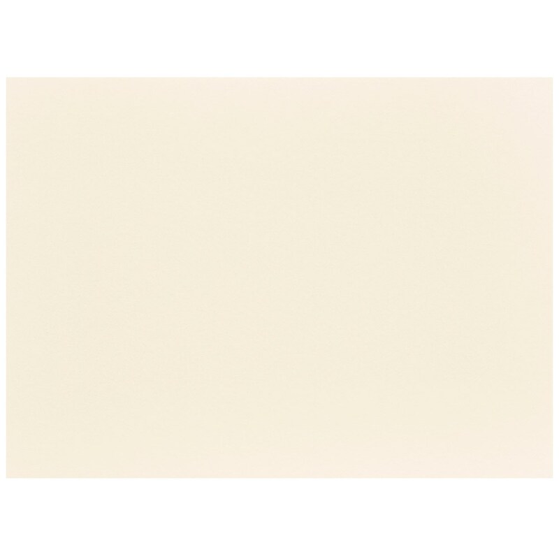 JAM Paper® Blank Flat Note Cards, A7 Size, 5 1/8 x 7, Ivory, 50/Pack (1751005i) image 1