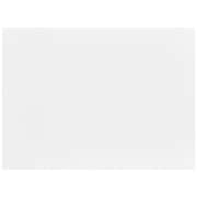 JAM Paper® Blank Flat Note Cards, A7 Size, 5 1/8 x 7, White, 50/Pack (1751006i)