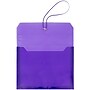 JAM Paper Standard Plastic Document File, 1 Pocket, Letter, Purple (218E25PU)~#|#~m005745153_sc7