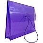 JAM Paper Standard Plastic Document File, 1 Pocket, Letter, Purple (218E25PU)~#|#~m005745154_sc7