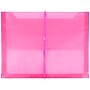 JAM Paper Standard Plastic Document File, Letter, Fuchsia Pink (218E25FU)~#|#~m005745158_sc7