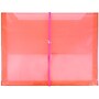 JAM Paper Standard Plastic Document File, Letter, Red, 12/Pack (218E25REB)~#|#~m005745197_sc7