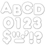 Trend Enterprises® Casual Ready Letter, 4", White~#|#~m005745223_sc7