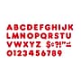 Trend Enterprises® Casual Ready Letter, 4", Red~#|#~m005745306_sc7