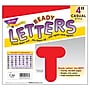Trend Enterprises® Casual Ready Letter, 4", Red~#|#~m005745307_sc7