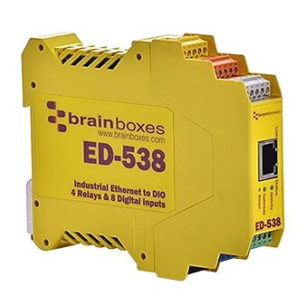 Brainboxes Ethernet to Digital IO Relay Gateway (ED-538)
