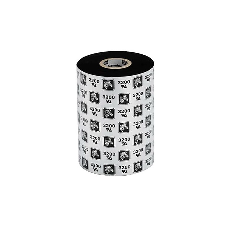 Zebra® 4.33" x 242.78' Wax Resin Ribbon, 12/Pack image 1