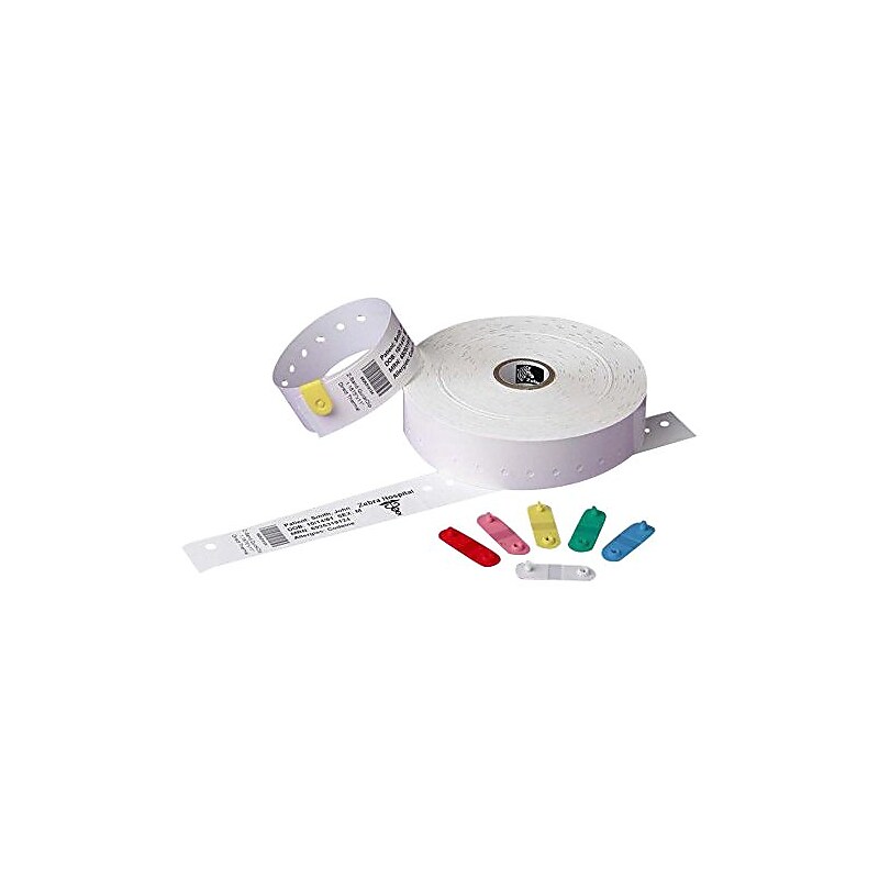 Zebra® 3/4" x 11" PolyproPylene Thermal Label, White, 6/Pack image 1