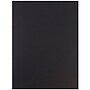 JAM Paper 2-Pocket Linen Portfolio Folder, Black, 6/Pack (99594d)~#|#~m005757386_sc7