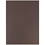 JAM Paper Linen 2-Pocket Presentation Folder, Chocolate Brown, 100/Carton (386LBRB)~#|#~m005757393_sc7