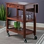 Winsome Jonathan 2-Shelf Wood Mobile Kitchen Cart with Lockable Wheels, Walnut (94734)~#|#~m005766736_sc7