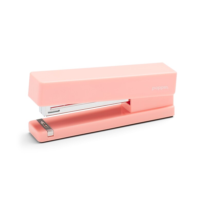 Poppin Paper Stapler, 20 Sheet Capacity, Blush (104455) image 1