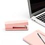 Poppin Paper Stapler, 20 Sheet Capacity, Blush (104455)~#|#~m005806002_sc7