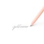 Poppin Luxe Retractable Gel Pen, Fine Point, Black Ink, 6/Pack (104448-US)~#|#~m005806005_sc7