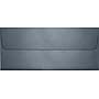 LUX 4 1/8" x 9 1/2" #10 80lbs. Square Flap Envelopes, Anthracite Metallic Gray, 50/Pack~#|#~m005823900_sc7