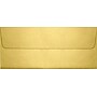LUX 4 1/8" x 9 1/2" #10 80lbs. Square Flap Envelopes W/Glue Closure, Gold Metallic~#|#~m005823910_sc7