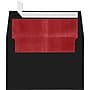 LUX A4 Foil Lined Invitation Envelopes (4 1/4 x 6 1/4) 50/Box, Black w/Red LUX Lining (FLBK4872-01-50)~#|#~m005823918_sc7