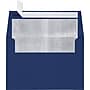 LUX A4 Foil Lined Invitation Envelopes (4 1/4 x 6 1/4) 50/Box, Navy w/Silver LUX Lining (FLNV4872-03-50)~#|#~m005823924_sc7