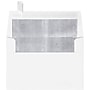 LUX A4 Foil Lined Invitation Envelopes (4 1/4 x 6 1/4) 50/Box, White w/Silver LUX Lining (FLWH4872-03-50)~#|#~m005823930_sc7