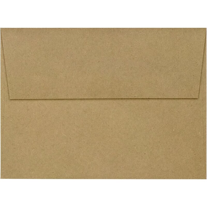 LUX A7 Invitation Envelopes (5 1/4 x 7 1/4) 50/Box, Grocery Bag (4880-GB-50) image 1