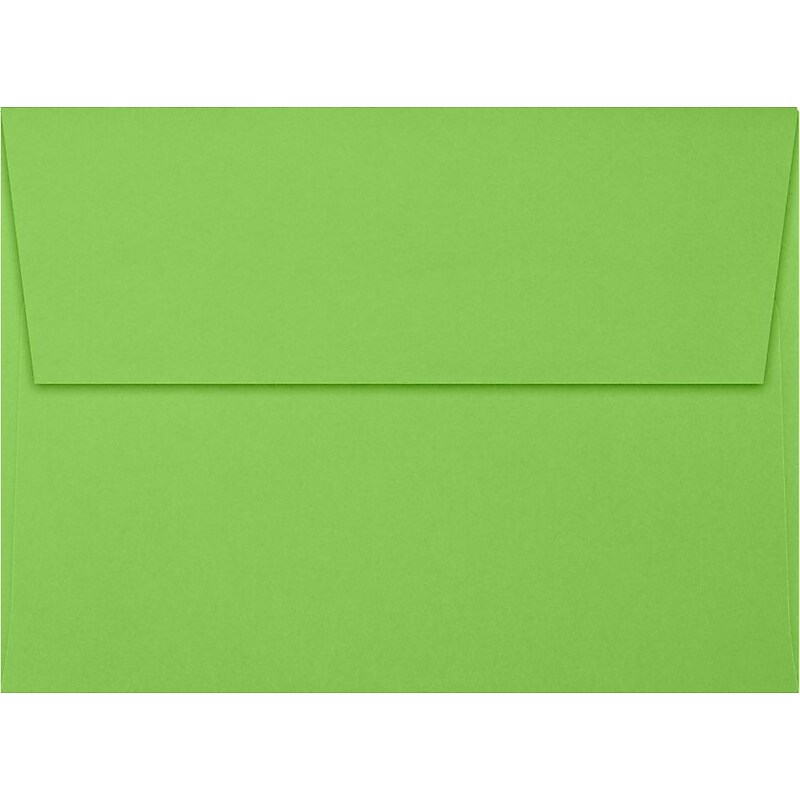 LUX A7 Invitation Envelopes (5 1/4 x 7 1/4) 50/Box, Limelight (LUX-4880-101-50) image 1