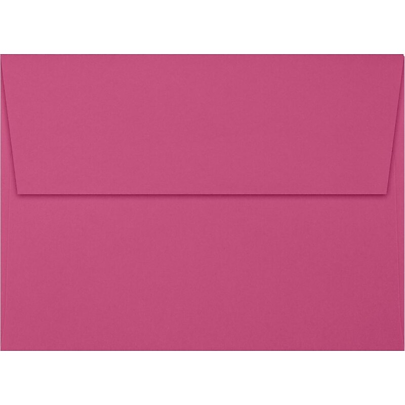LUX A7 Invitation Envelopes (5 1/4 x 7 1/4) 50/Box, Magenta (EX4880-10-50) image 1