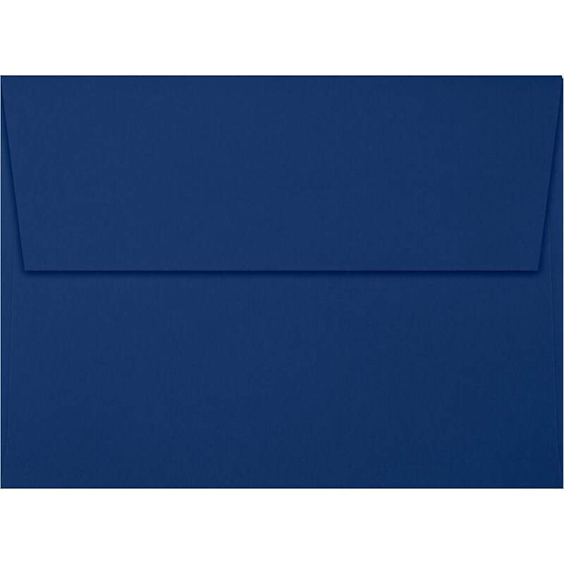 LUX A7 Invitation Envelopes (5 1/4 x 7 1/4) 250/Box, Navy (LUX-4880-103-25) image 1