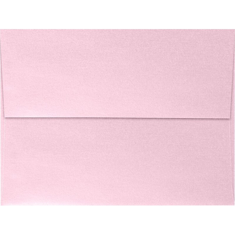 LUX A7 Invitation Envelopes (5 1/4 x 7 1/4) 50/Box, Rose Quartz Metallic (5380-04-50) image 1