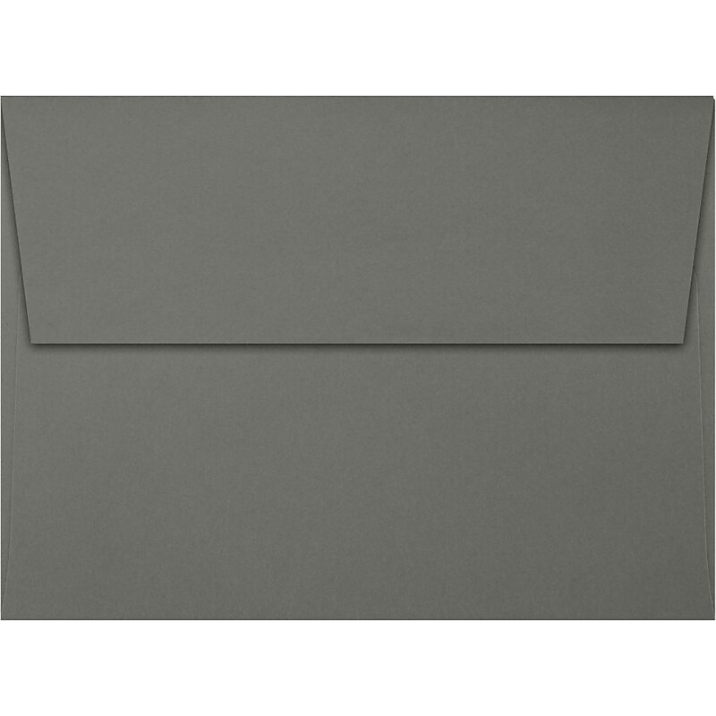 LUX A7 Invitation Envelopes (5 1/4 x 7 1/4) 50/Box, Smoke (EX4880-22-50) image 1