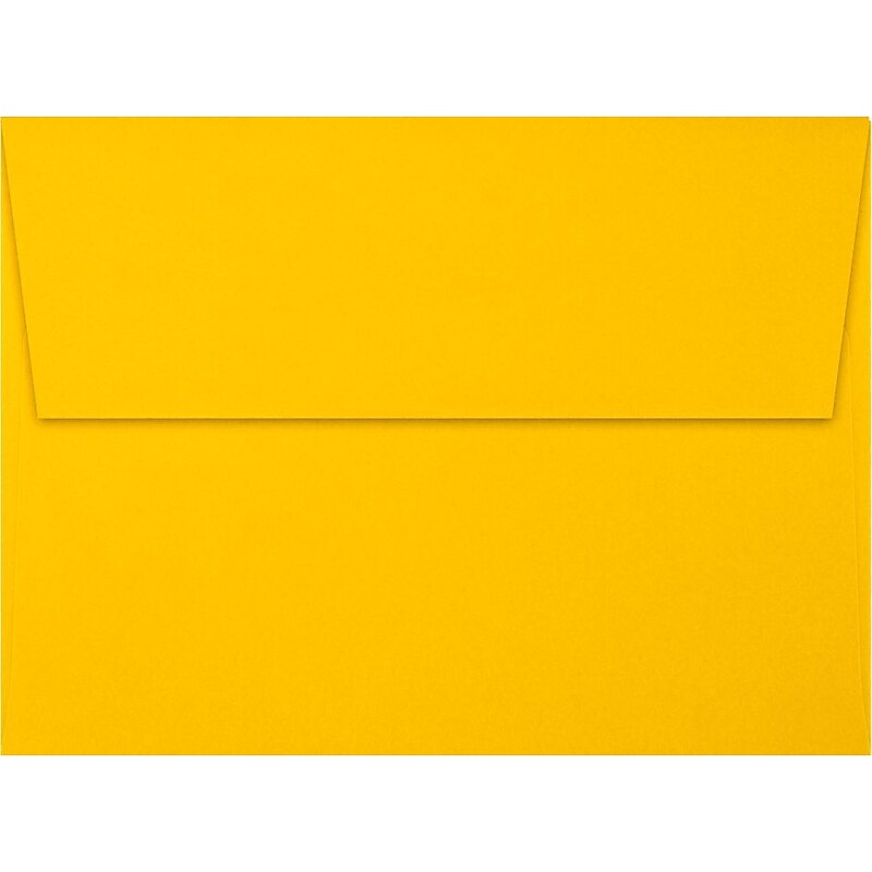 LUX A7 Invitation Envelopes (5 1/4 x 7 1/4) 250/Box, Sunflower (EX4880-12-250) image 1