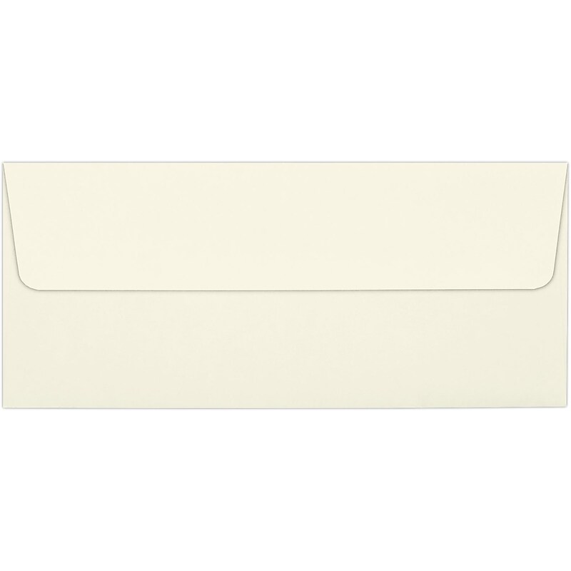LUX 70lbs. 4 1/8" x 9 1/2" #10 Square Flap Envelopes, Natural, 250/BX image 1