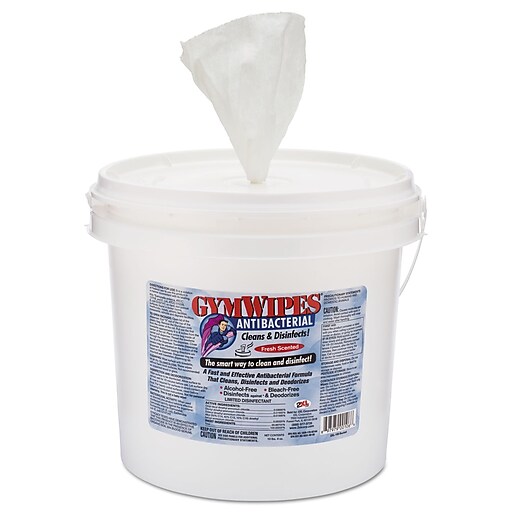 Shop Staples for Gym Wipes® Antibacterial Disinfectant Wipe, Bucket