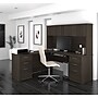 Bestar Embassy 72W L-Shaped Desk Bundle, Dark Chocolate (60893-79)~#|#~m005844448_sc7