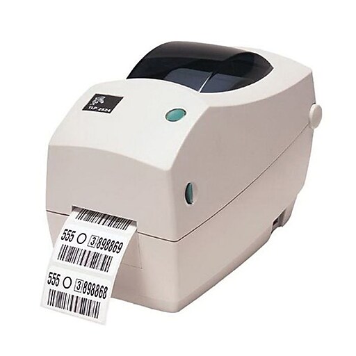 Zebra TLP 2824 Plus Thermal Transfer Printer, Monochrome, Desktop, Label Print at Staples