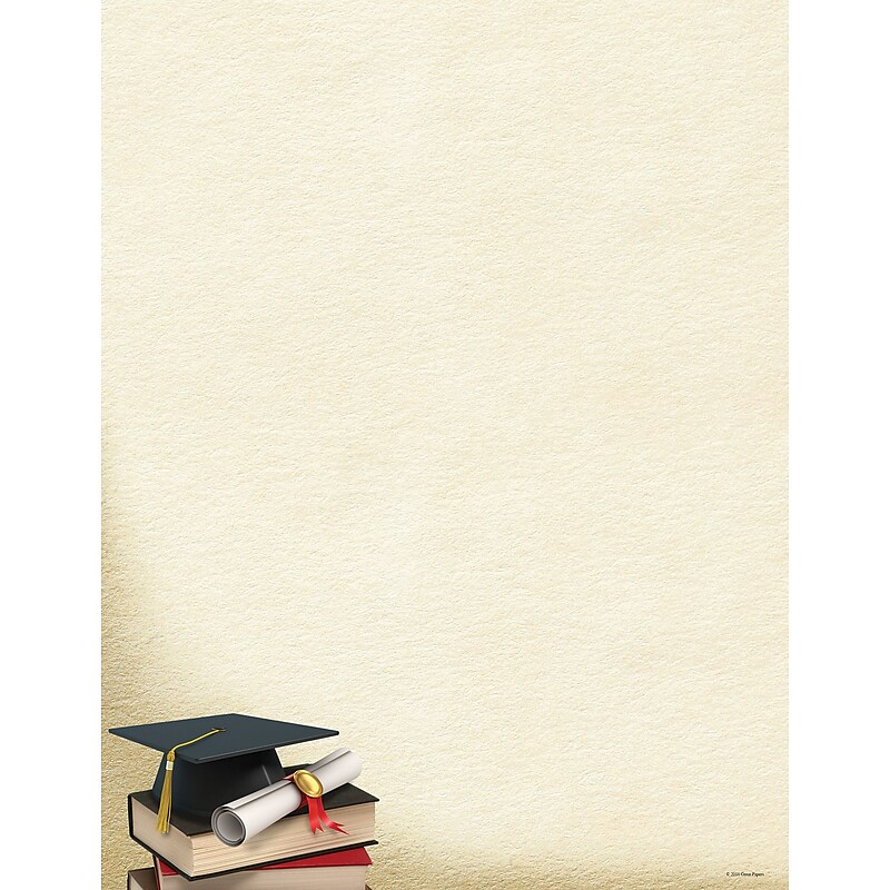 Great Papers! Graduation Letterhead, Grad Corner, 80/Pack (2015117) image 1