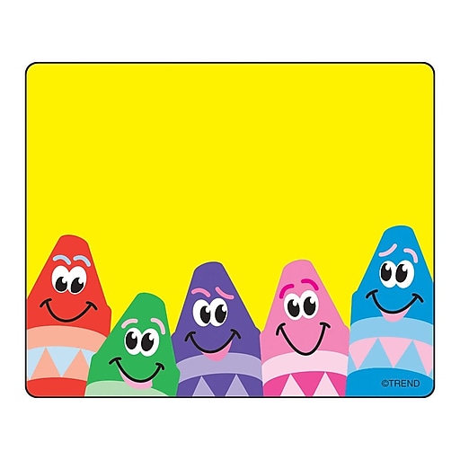 Trend Enterprises® pre-kindergarten - 3rd Grades Name Tag, Colorful