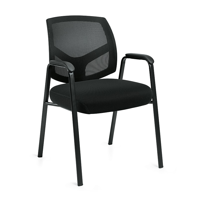 Offices To Go Mesh Back Guest Chair, Black (OTG11512B) image 1