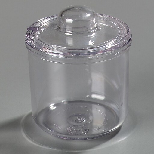Shop Staples for Carlisle Condiment Jar with Lid, 8 oz, Clear (457507)