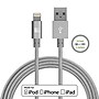 Lax Gadgets Lightning USB Cable for iPhone/iPad/iPod Touch, Gray (lghtcblmfi10ft-gry)~#|#~m005926794_sc7
