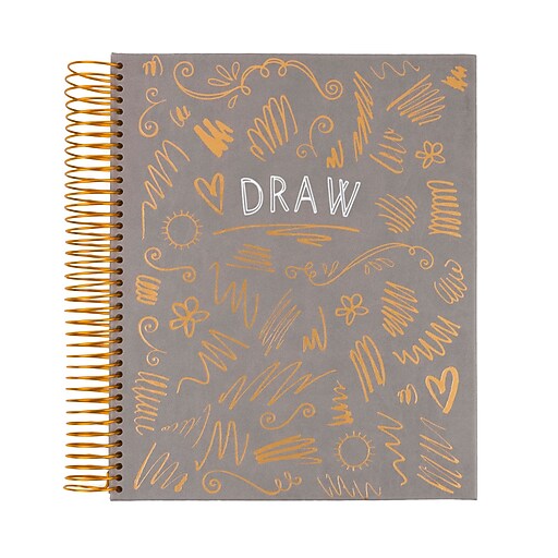 Eccolo Grey Draw Sketchbook 8x10 (D914HST) at Staples