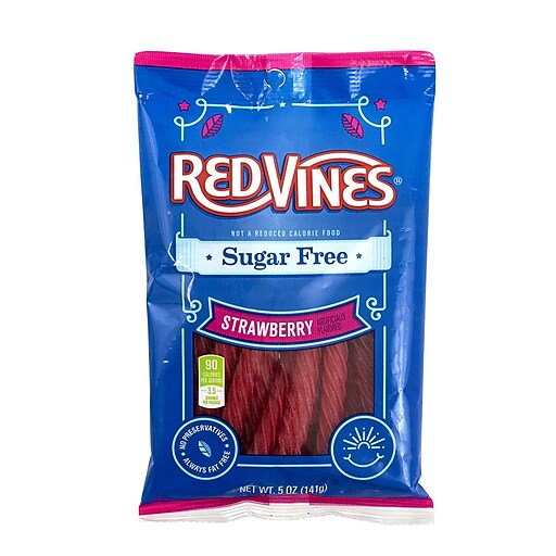 Red Vines Sugar-Free Strawberry, 5 oz, 6 Count at Staples