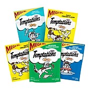 Temptations Cat Treats Mega Packs Variety, 6.3 oz, 5 Count (220-00661)