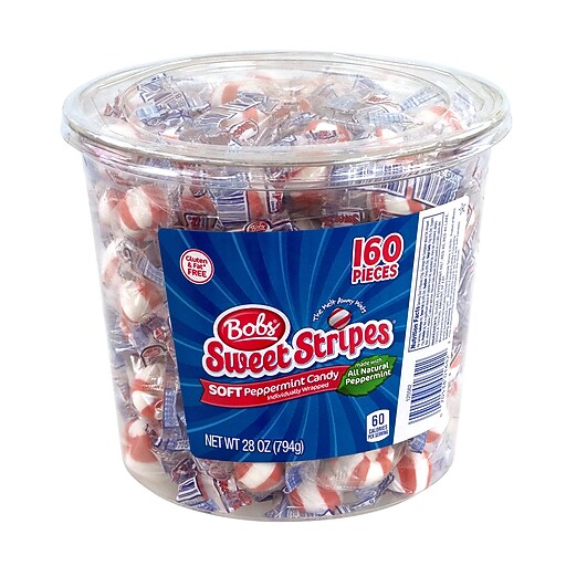 Bob's Peppermint Mints, 28 oz., 160 Pieces/Pack, 160/Tub (20902493
