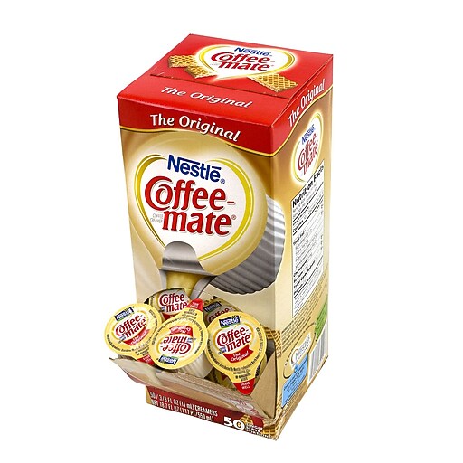 CoffeeMate Singles Original, 50 Count, 4 Pack at Staples